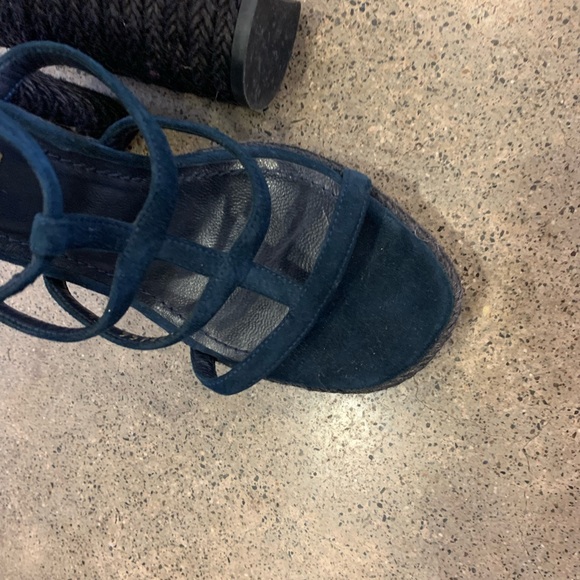 Brand new YSL espadrille heels with suede - Picture 2 of 7